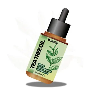 Custom logo Skincare Pure Tea Tree Essential Oil for Skin Face Hair Scalp