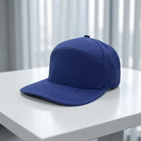 Gorra Deportiva de Alto Rendimiento de 7 Paneles de Secado Rápido, con Logotipo Personalizado, para Golf y Running, con Perforaciones Láser, Ajustable, Impermeable para Hombre