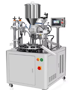 Machine de remplissage et de scellage entièrement automatique électrique rotative pour tubes souples en plastique, pour dentifrice et crème cosmétique, à usage industriel - Product Image 4