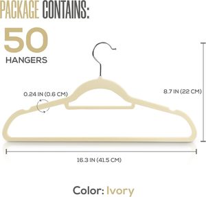 Wholesale <b>Single</b> Tier Non Slip Dress Flocking Hanger 360 Degree Swivel <b>Hook</b> <b>Coat</b> Jacket Pant Clothes Hanger White Velvet Tools - Product Image 2