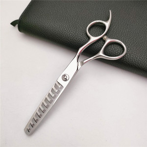กรรไกรซอยผมซูโจว 6 นิ้ว ลายก้างปลา ทำจากเหล็กกล้าไร้สนิม 440C สำหรับคนถนัดขวา ใช้สำหรับงานเสริมสวย - Product Image 4