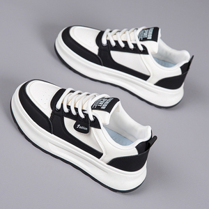 Zapatos Blancos Transpirables de Primavera para <span class=keywords><strong>Mujer</strong></span>, Zapatos Casuales Deportivos y de Ocio con Suela Gruesa y Versátiles - Product Image 3