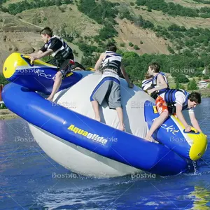 Saturnus Opblaasbaar Hinderniswaterpark Voor Kinderen Volwassenen Pvc Drijvend Sportspeelgoed Voor Zwembad Meer Zee Buiten Amusement