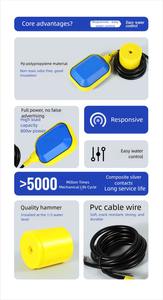 Interrupteur à flotteur, régulateur de niveau d'<span class=keywords><strong>eau</strong></span> carré et rond, pour <span class=keywords><strong>piscine</strong></span>, réservoir d'<span class=keywords><strong>eau</strong></span>, pompe à <span class=keywords><strong>eau</strong></span>, régulateur de niveau de liquide pour tour d'<span class=keywords><strong>eau</strong></span> - Product Image 6
