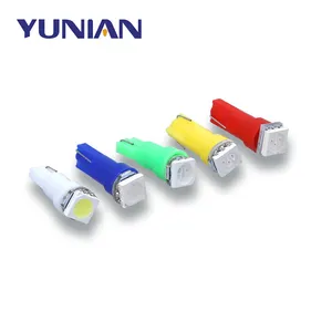 Car Instrument Lights T5 LED Bulb 5050 SMD Dashboard warning Indicator Light 12V 6000K LED T5 Red White Yellow Blue