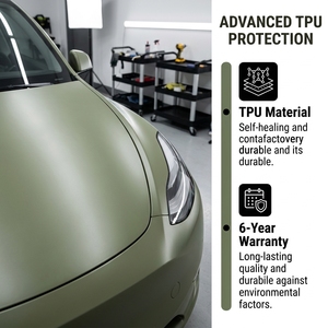 Pellicola PPF Colorata Best-Seller a Base TPU per <span class=keywords><strong>Wrapping</strong></span> Auto, Autoriparante, Adesivi Colorati per Carrozzeria - Product Image 3