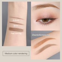 Lápices de cejas permanentes impermeables, Lápiz Retráctil delgado para cejas, Logo personalizado