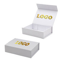 Emballages de chaussettes en carton gris magnétique avec logo personnalisé, matériaux recyclés, impression personnalisée pour vêtements