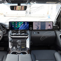 Autoradio multimédia Baoshang à double écran tactile de 12,3 pouces Android 13 pour Toyota Land Cruiser 2021-2025 avec navigation GPS et CarPlay