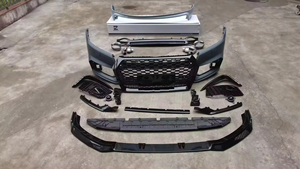 ชุดบอดี้กันชนหน้าสไตล์ RSQ5พร้อมกระจังหน้าสำหรับรถ Q5รถ Audi Q5 <span class=keywords><strong>SQ5</strong></span> B9 <span class=keywords><strong>2018</strong></span> 2019 2020 2021 - Product Image 3