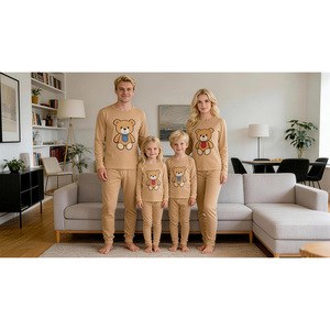 Conjunto <span class=keywords><strong>de</strong></span> Pijamas Familiares Personalizados, Traje Largo Informal para las Fiestas, para Hombres, Mujeres y Niños - Product Image 5