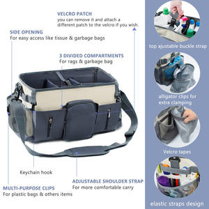 Bolso organizador profesional de limpieza resistente al agua con cremallera Oxford de lujo usable - Product Image 5