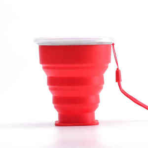 Bouteille d'eau et tasse pliables en silicone portables pour l'extérieur – Anti-fuite, grande capacité, design sportif pour les voyages et le camping - Product Image 5