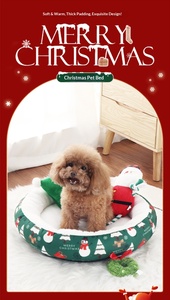 Nouveau Tapis de Couchage Festif d'Hiver <span class=keywords><strong>pour</strong></span> Animaux de Compagnie, en Polyester Épais, Doux et Respirant, <span class=keywords><strong>pour</strong></span> Chats et Chiens de Petite et Moyenne Taille - Product Image 2