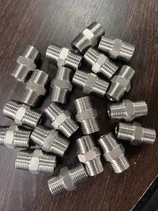 Nipple Stainless Steel SS316/316L High Quality Male Thread NPT Hex Nipple