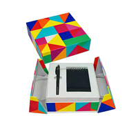Ensemble cadeau pour employés avec logo personnalisé, tasse en céramique, bloc-notes, stylo, boîte cadeau