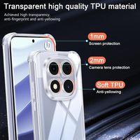 Coque antichoc en silicone ultra mince pour Xiaomi Redmi Note 14 13 Pro Plus Pro + 4G 5G coque arrière souple transparente mince
