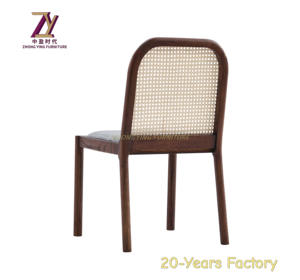 Chaise de salle à manger avec cadre en aluminium design de style vintage pour la maison moderne - Product Image 4