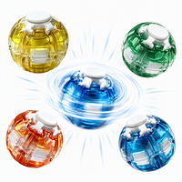 BY Toys Creative Magic Bean Rotating Ball Fidget Spinner Hamburger Fruit Stress Relief Toy Plastic for Kids Adult ADHD Sensory