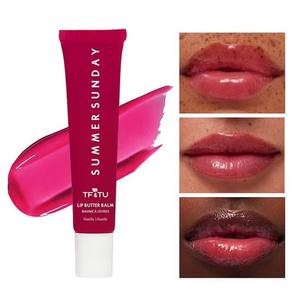 Flüssiges Make-up OEM Kundenspezifischer Veganer Polypeptid-Lipgloss Creme Feuchtigkeitsspendender Frucht-Butter Lippenbalsam Schönheitspflege Lippen-Make-up Lippy - Product Image 1
