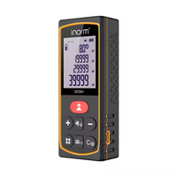 Distancemètre laser numérique portable de 50m avec télémètre de taille de poche à écran LCD avec commutateur de mode de fonction