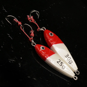 Señuelo de pesca de 25g, 30g, 40g, 50g, con anzuelo de placa de hierro, que brilla en la oscuridad, para pesca en agua salada. - Product Image 5