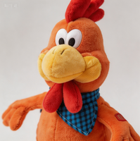 Série de jouets en peluche Cactus Poulet Dansant Amusant, chantant et marchant, en coton PP, pour fêtes, unisexe, jouets anti-stress, animaux doux