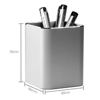 Direkt verkauf CNC-Bearbeitung Schreibwaren gehäuse CNC-Hersteller kunden spezifisches Stift halter teil Sandstrahl-Eloxieren Stationer-Metallteile