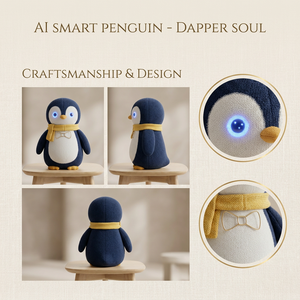 Peluche IA Pingouin Direct Usine, Jouet Scientifique Précoce pour la Pré<span class=keywords><strong>maternelle</strong></span>, Dialogue Vocal Intelligent, Nouvelle Arrivée 2026, Développement de la Pensée Logique Précoce - Product Image 4