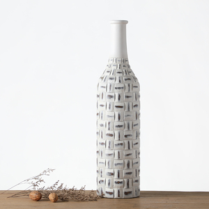 Vaso bianco alto <span class=keywords><strong>in</strong></span> stile europeo arte Floreros artigianato ornamenti <span class=keywords><strong>vasi</strong></span> <span class=keywords><strong>in</strong></span> <span class=keywords><strong>resina</strong></span> per il matrimonio - Product Image 2