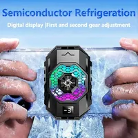 Ventilador de Refrigeración para Teléfono Móvil SL31, Clip Trasero con Semiconductor, Doble Velocidad Ajustable, Radiador Universal para Juegos IOS y Android