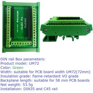 Module adaptateur de bornier à vis à montage sur Rail <span class=keywords><strong>DIN</strong></span> pour contrôleurs industriels PLC Arduiuo ESP32S ESP-WROOM-32 DevKitC <span class=keywords><strong>ESP32</strong></span> - Product Image 3