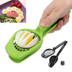 Stainless Steel Egg Slicer <b>Cutter</b> <b>Vegetable</b> Scoop <b>Multi</b> <b>Functional</b> Kitchen Tool for Boiled Eggs Mushrooms Jujubes - Product Image 1