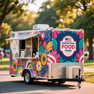 Camión de Comida Móvil con Cocina Tipo Remolque para Cafetería y Tacos, Estilo 2025 - Product Image 2