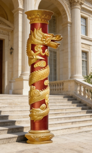 Moule en acier <span class=keywords><strong>plastique</strong></span> pour colonne romaine de villa, style européen antique, motif ciment carré sculpté - Product Image 5