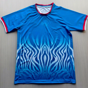 <span class=keywords><strong>Maglia</strong></span> da <span class=keywords><strong>Calcio</strong></span> Uomo 26-27 Congo Blu/Bianco/Rosso 100% Poliestere con Taglio Automatizzato - Product Image 2