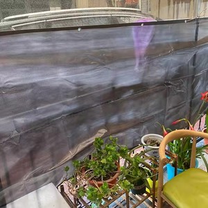 Bâche en PVC à grille respirante, toile imperméable translucide et résistante, <span class=keywords><strong>voile</strong></span> d'<span class=keywords><strong>ombrage</strong></span> anti-UV, housse de protection extérieure étanche - Product Image 5