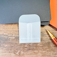 Petit emballage transparent écologique personnalisé étiquette bague bijoux Photo sac à beurre mini carte enveloppes en papier vélin translucide