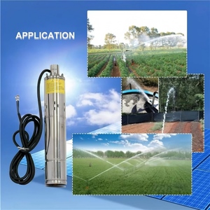 <span class=keywords><strong>Pompe</strong></span> submersible <span class=keywords><strong>solaire</strong></span> multi-étages en acier inoxydable 500W DC 48V <span class=keywords><strong>pour</strong></span> puits profond avec contrôleur MPPT et capteur de niveau à flotteur - Product Image 3