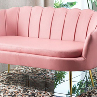 Canapé Gonflable 2 Places Style Antique Moderne, Revêtement en Tissu et Cuir PU, Idéal pour Mariages et Hôtels, avec Emballage pour Expédition
