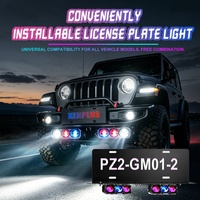 Xenplus PZ2-GM01-2 200W 60000LM 3570 puce Led projecteur lentille plaque d'immatriculation lumières avec yeux de démon IP68 lampe auxiliaire étanche