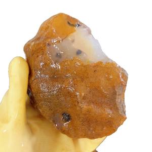 Agate naturelle torsadée, jadeite brute, matériau pour la sculpture de bijoux, spécimen de minerai - Product Image 3