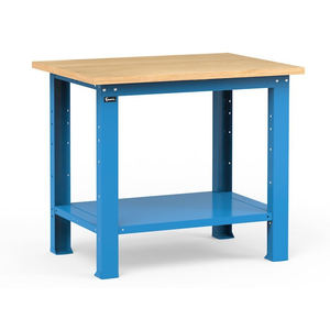 Fami Work 1024x750X882mm banco de trabajo azul con tapa de madera - Product Image 1