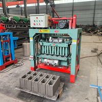 Machine à fabriquer des blocs creux en béton QT4-35B avec levage automatique des moules, machine à briques solides en ciment pour la construction en Afrique, Congo, Comores