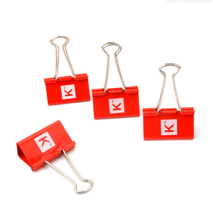 Khổng Lồ 51Mm Chất Kết Dính Clip Màu Đỏ Với Logo In Ấn Kim Loại Bulldog Clip - Product Image 6