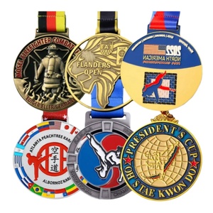 Fabrication sur mesure de médailles sportives vierges pour arts martiaux, Jiu Jitsu, basketball et autres récompenses - Product Image 1
