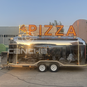 Precio al por mayor Camiones Remolque de comida móvil Hamburguesa Pizza Café Carrito de comida Crepe China - Product Image 1