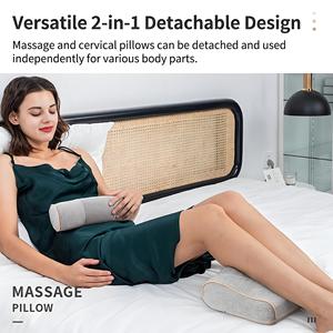 <span class=keywords><strong>Masseur</strong></span> rechargeable pour le <span class=keywords><strong>cou</strong></span> <span class=keywords><strong>et</strong></span> le dos - Pétrissage 3D avec chaleur infrarouge, compact pour les voyages <span class=keywords><strong>et</strong></span> la maison - Product Image 4