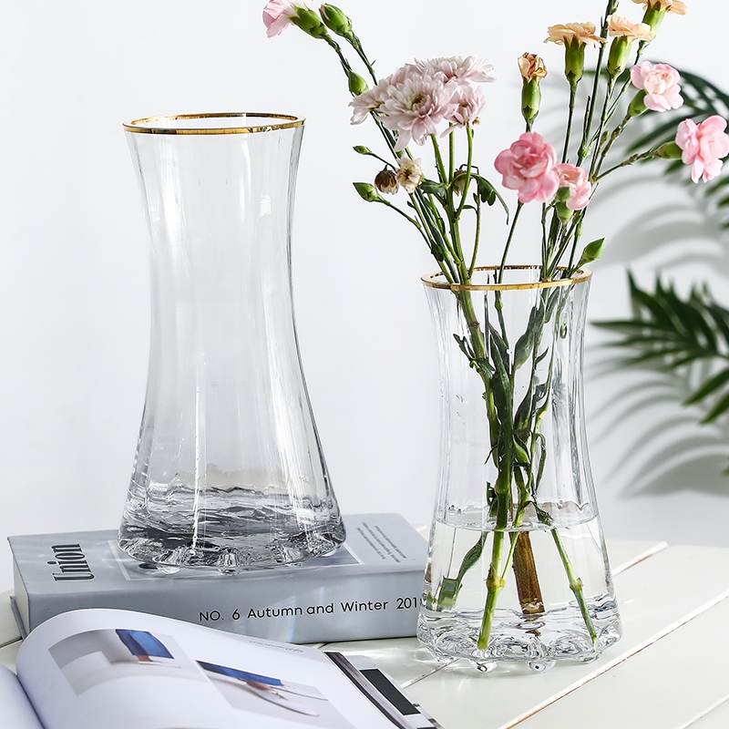 Factory Produced Wholesale Glass Flower Vase for Home Decor