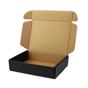 Manufacturer Wholesale Packaging Shipping box Custom Printing Logo Recycled Corrugated Paper Black Mailer Box